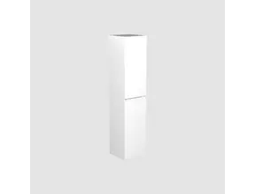 Badkamerkast Lepor Glans Wit 160x35x35cm MDF 2 Deuren Softclose Greeploos