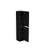 Badkamerkast Lumiere Mat Zwart 160x35x35cm MDF 2 Deuren Softclose Greeploos