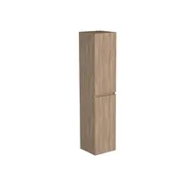 Badkamerkast Uludag Rustiek Eiken 160x35x35cm MDF 2 Deuren Softclose Greeploos