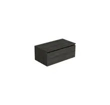 Badkamermeubel met Topblad Lumiere Zwart Eiken 80cm MDF 1 sofclose lade