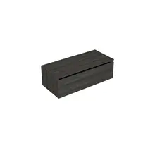 Badkamermeubel met Topblad Lumiere Zwart Eiken 100cm MDF 1 sofclose lade