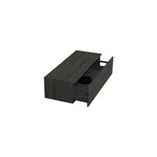 Badkamermeubel met Topblad Lumiere Zwart Eiken 120cm MDF 1 sofclose lade