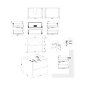 Badkamermeubel met Topblad Uludag Rustiek Eiken 60cm MDF 1 sofclose lade