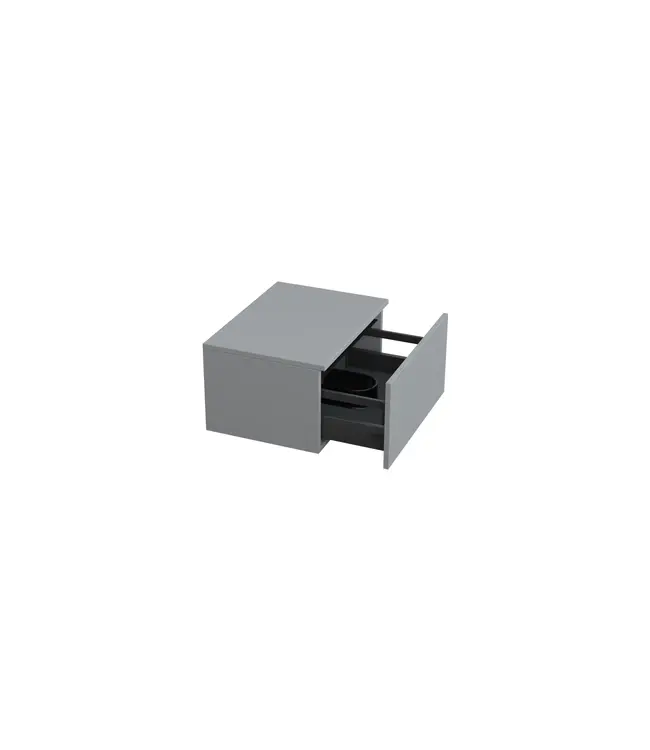 Badkamermeubel met Topblad Lumuiere Mat Grijs 60cm MDF 1 sofclose lade
