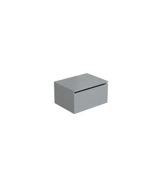 DutchLine Badkamermeubel met Topblad Lumuiere Mat Grijs 60cm MDF 1 sofclose lade