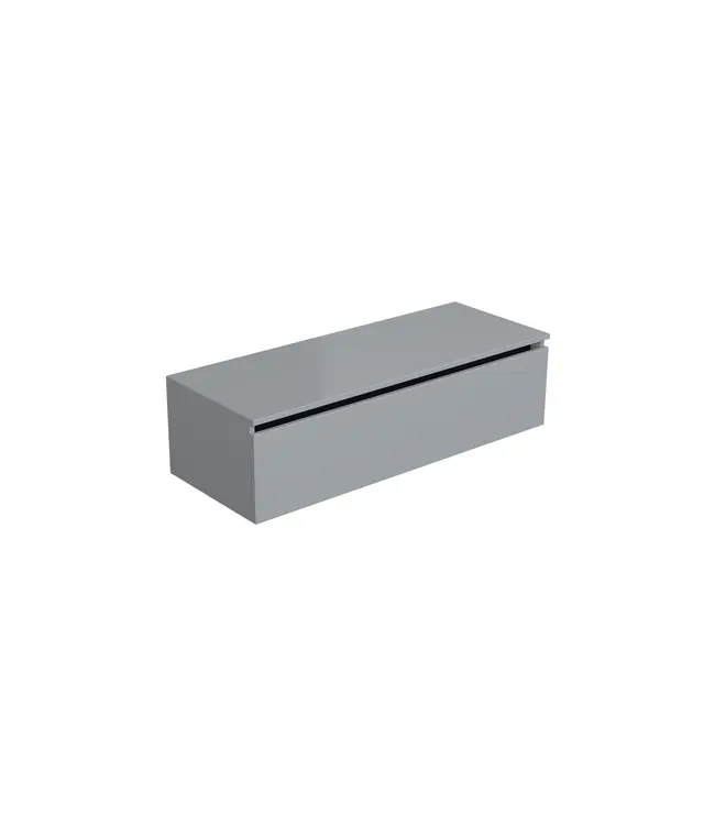 Badkamermeubel met Topblad Lumuiere Mat Grijs 120cm MDF 1 sofclose lade