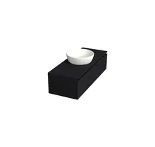 Badkamermeubel met Topblad Lumuiere Mat Zwart 120cm MDF 1 sofclose lade - Copy