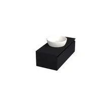 Badkamermeubel met Topblad Lumuiere Mat Zwart 100cm MDF 1 sofclose lade