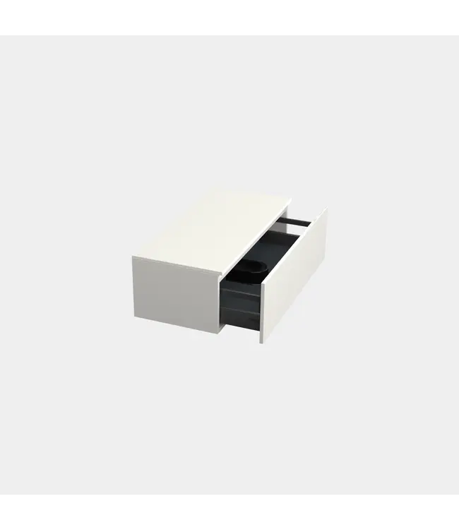 Badkamermeubel met Topblad Lepor Mat Wit 100cm MDF 1 sofclose lade