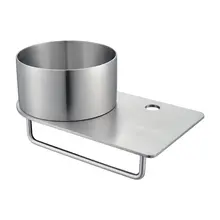 Fontein Planchet met waskom Carina RVS 36x21x16cm met kraangat