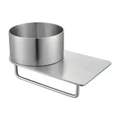 Fontein Planchet met waskom Carina RVS 36x21x16cm zonder kraangat