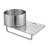 Fontein Planchet met waskom Carina RVS 36x21x16cm zonder kraangat