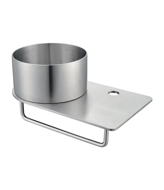 Fontein Planchet met waskom Carina RVS 36x21x16cm zonder kraangat