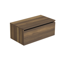 Badkamermeubel met Topblad Hamilton Walnoot 80cm MDF 1 sofclose lade