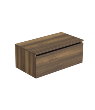 DutchLine Badkamermeubel met Topblad Hamilton Walnoot 80cm MDF 1 sofclose lade