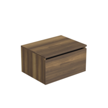 Badkamermeubel met Topblad Hamilton Walnoot 60cm MDF 1 sofclose lade