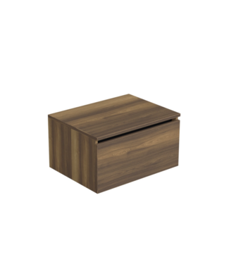 DutchLine Badkamermeubel met Topblad Hamilton Walnoot 60cm MDF 1 sofclose lade