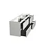 Wastafelonderkast Lepor Glans Wit 4-lades - 160x45x58cm - 2-uitsparingen