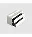Wastafelonderkast Lepor Glans Wit 2-lades - 120x45x58cm - 2-uitsparingen