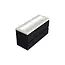DutchLine Wastafelonderkast Lumiere Mat Zwart Midden 1-uitsparing - 120x45x58cm