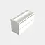 DutchLine Wastafelonderkast Lepor Mat Wit Midden 1-uitsparing - 120x45x58cm