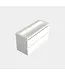 Wastafelonderkast Lepor Mat Wit Midden 1-uitsparing - 120x45x58cm