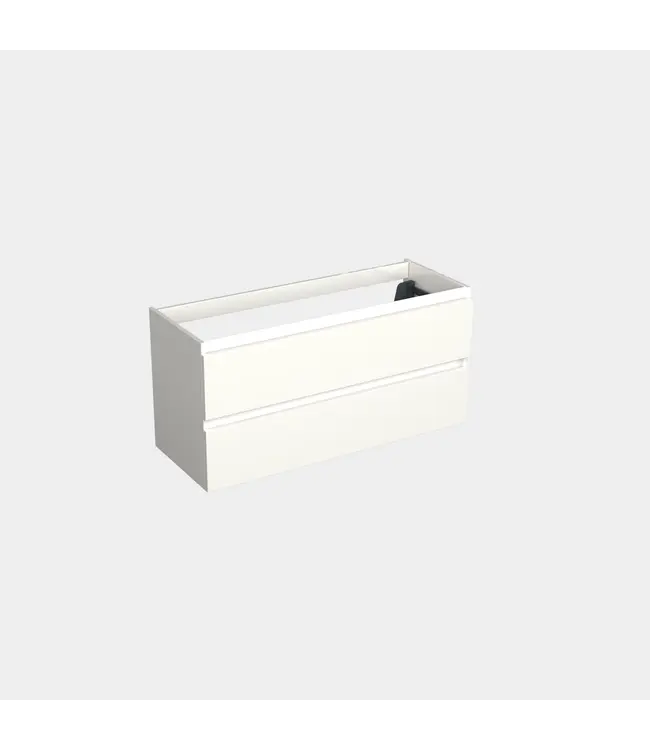 Wastafelonderkast Lepor Mat Wit Rechts - 120x45x58cm