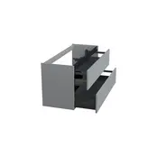 Wastafelonderkast Lumiere Mat Grijs Links - 120x45x58cm