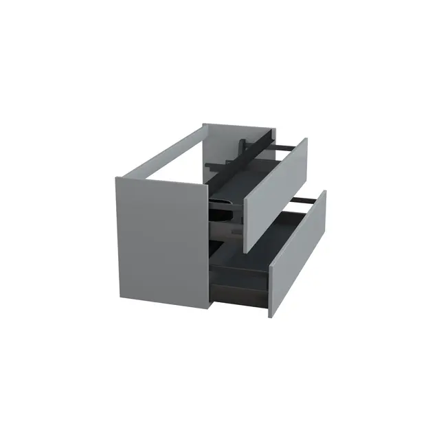 Wastafelonderkast Lumiere Mat Grijs Links - 120x45x58cm