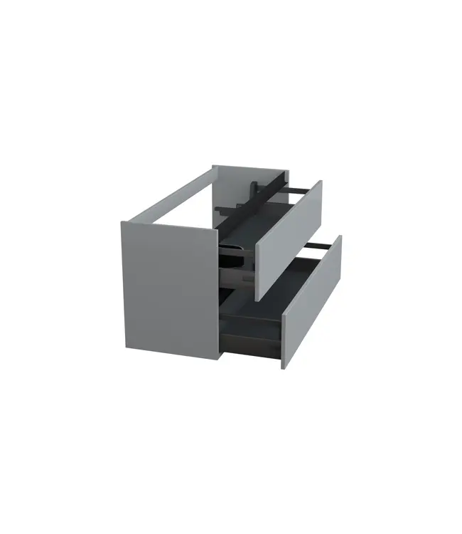 Wastafelonderkast Lumiere Mat Grijs Links - 120x45x58cm