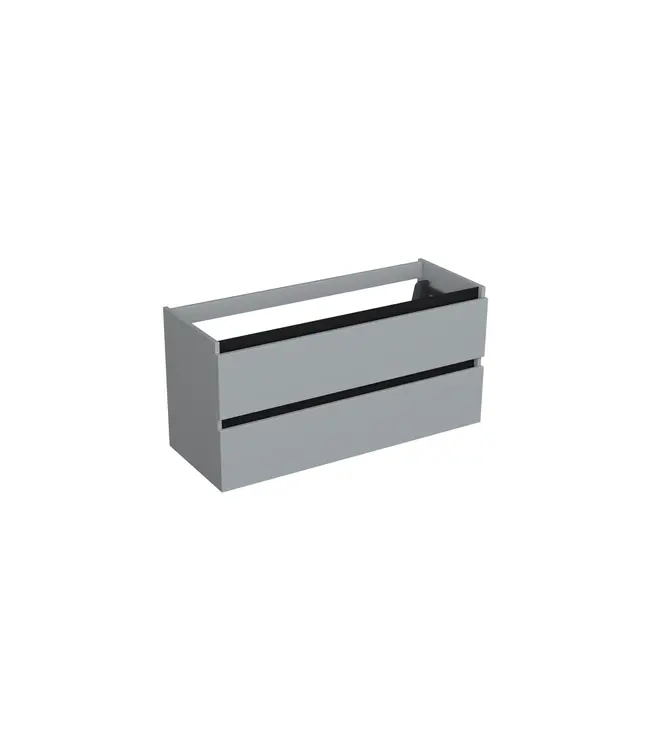 Wastafelonderkast Lumiere Mat Grijs Links - 120x45x58cm