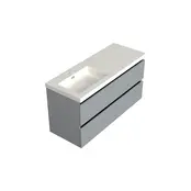 Wastafelonderkast Lumiere Mat Grijs Links - 120x45x58cm