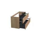 Wastafelonderkast Uludag Rustiek Eiken Links - 120x45x58cm