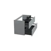 Wastafelonderkast Lumiere Mat Grijs - 100x45x58cm