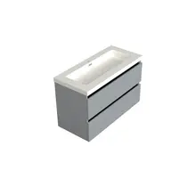 Wastafelonderkast Lumiere Mat Grijs - 100x45x58cm