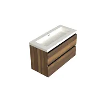 Wastafelonderkast Hamilton Walnoot - 100x45x58cm