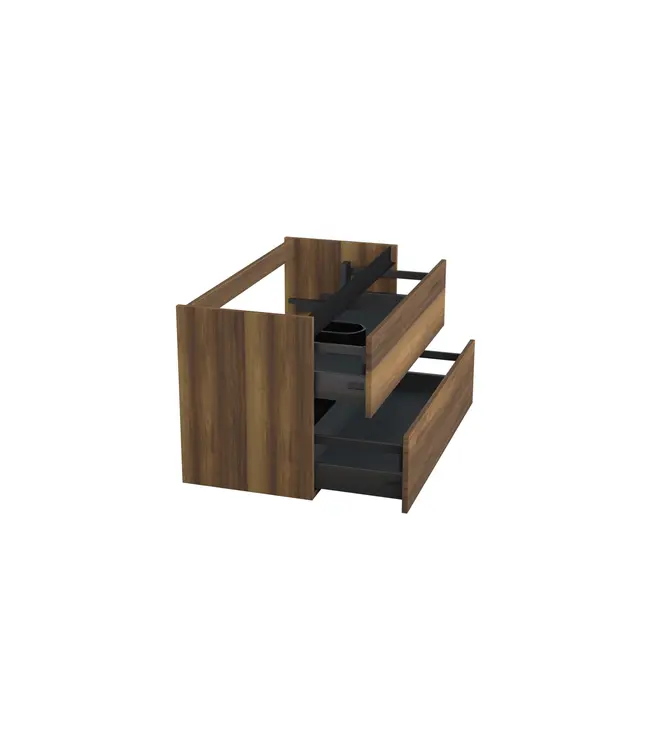 Wastafelonderkast Hamilton Walnoot - 100x45x58cm