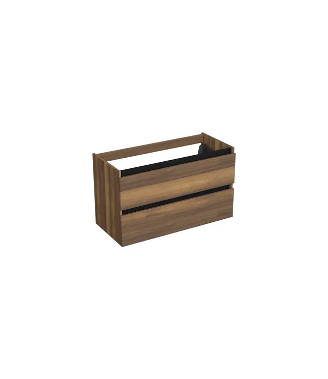 Wastafelonderkast Hamilton Walnoot - 100x45x58cm