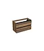 Wastafelonderkast Hamilton Walnoot - 100x45x58cm