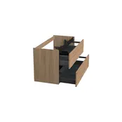 Wastafelonderkast Uludag Rustiek Eiken - 100x45x58cm