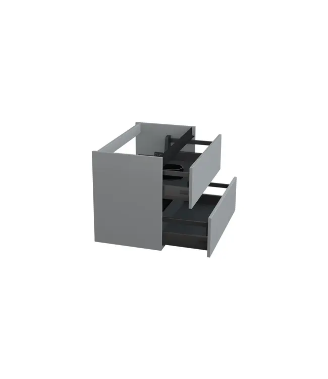 Wastafelonderkast Lumiere Mat Grijs - 80x45x58cm