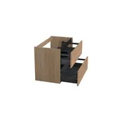 WastafelonderkastUludag Rustiek Eiken - 80x45x58cm