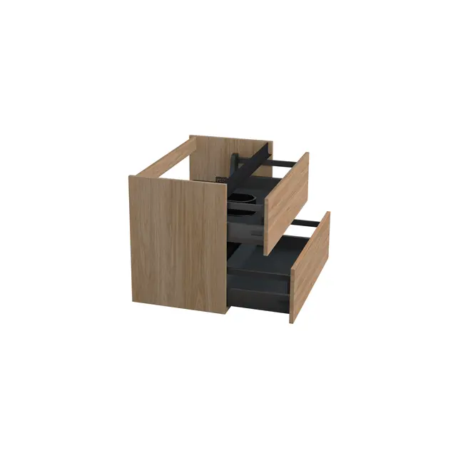 WastafelonderkastUludag Rustiek Eiken - 80x45x58cm