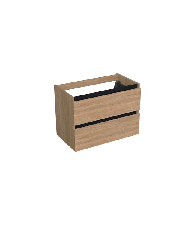 WastafelonderkastUludag Rustiek Eiken - 80x45x58cm