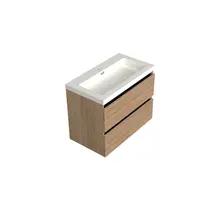 WastafelonderkastUludag Rustiek Eiken - 80x45x58cm