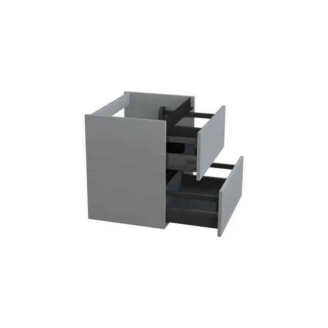 Wastafelonderkast Lumiere Mat Grijs - 60x45x58cm