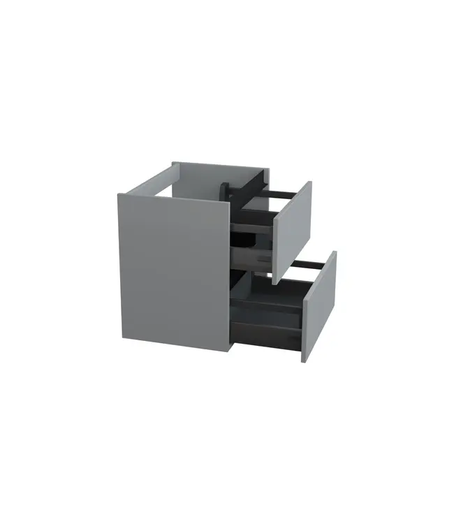 Wastafelonderkast Lumiere Mat Grijs - 60x45x58cm