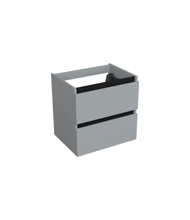 Wastafelonderkast Lumiere Mat Grijs - 60x45x58cm