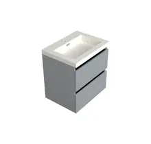 Wastafelonderkast Lumiere Mat Grijs - 60x45x58cm