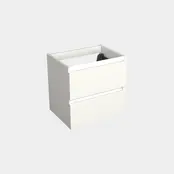 Wastafelonderkast Lepor Mat Wit - 60x45x58cm